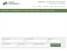 Tablet Screenshot of inmobiliariasolynieve.com